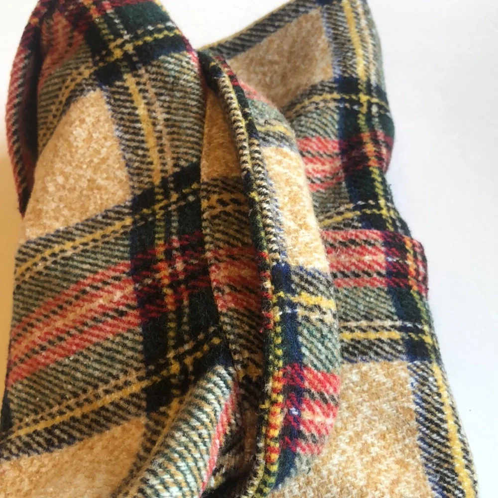 Girls plaid button down flannel